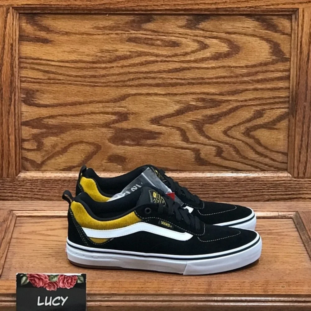 Vans Kyle‎ Walker Corduroy Black Yolk Yellow Shoes